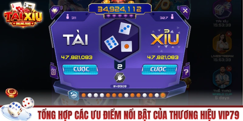 Tổng hợp các ưu điểm nổi bật của thương hiệu VIP79