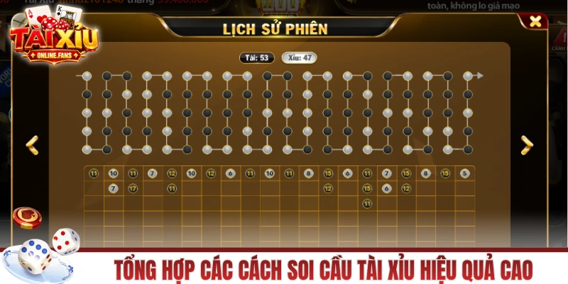 Tổng hợp các cách soi cầu tài xỉu hiệu quả cao