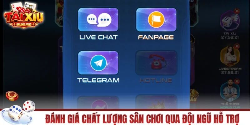 Đánh giá cổng game tài xỉu uy tín qua đội ngũ hỗ trợ
