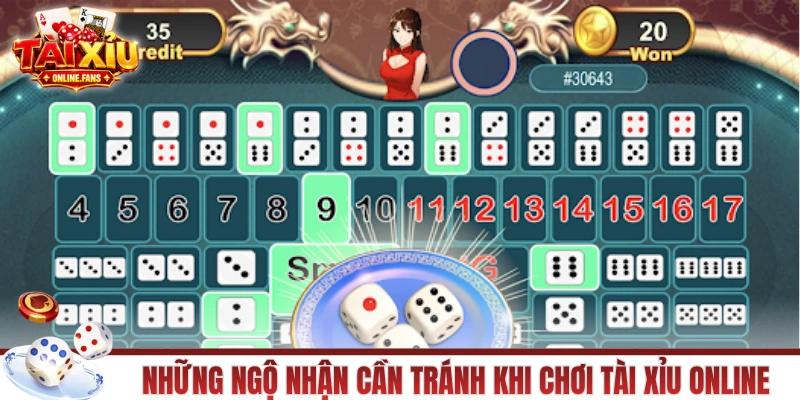Những ngộ nhận cần tránh khi chơi tài xỉu online