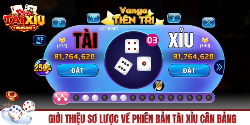 Giới thiệu sơ lược về phiên bản tài xỉu cân bảng